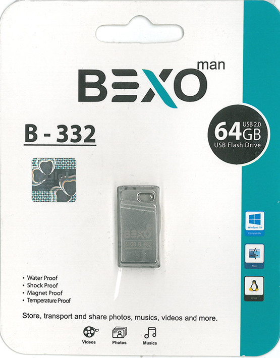 فلش 64 گیگ BEXO B-332 با رابط USB2