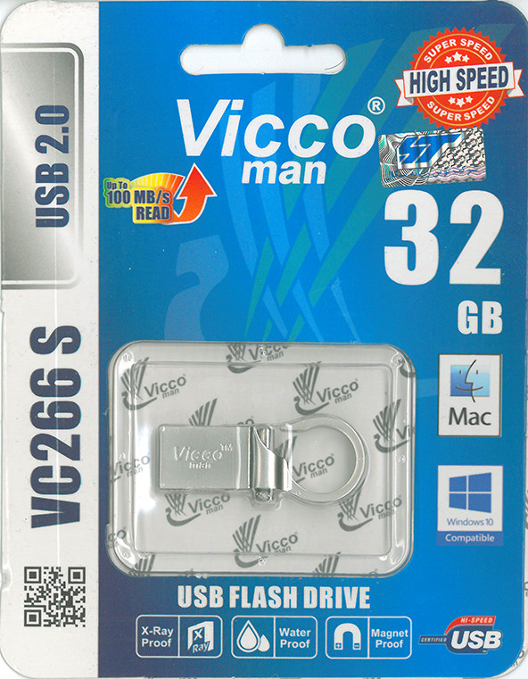 فلش 32 گیگ ویکومن مدل USB 2 vc266 s