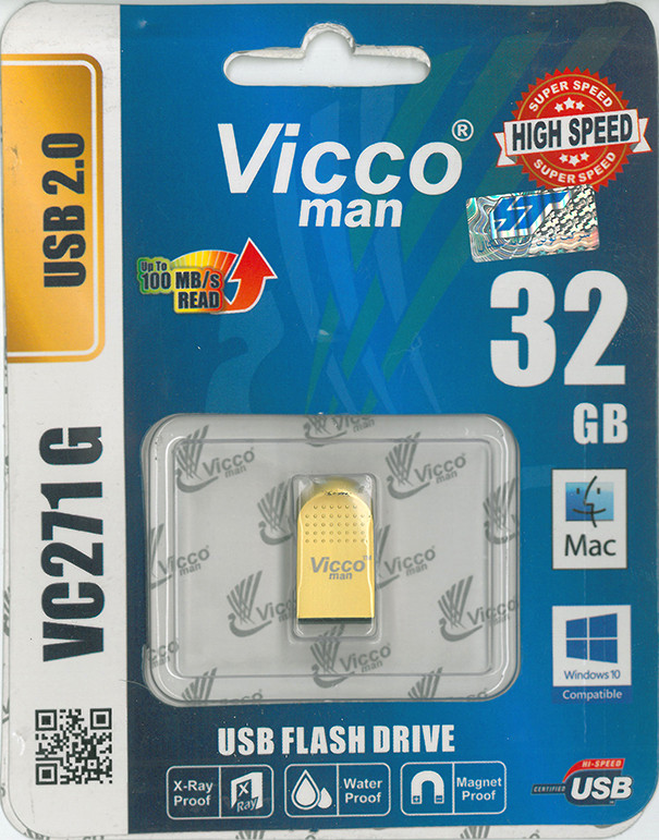 فلش 32 گیگ ویکومن مدل USB 2 vc271 G