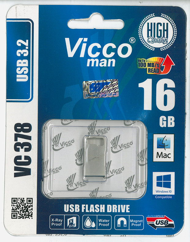 فلش 16 گیگ ویکومن مدل VC378 با رابط USB3.2