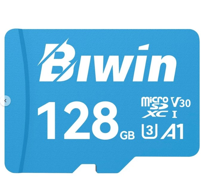 کارت حافظه بیوین مدل MS100 کلاس 10 استاندارد UHS-I U3 V30 A1 سرعت 100MBps ظرفیت 128 گیگابایت