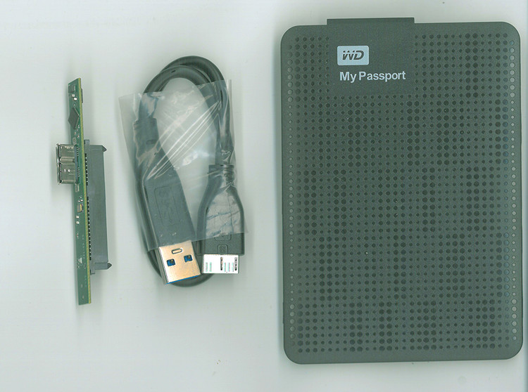 باکس هارد دیسک اینترنال WD my passport هارد 2.5 اینچی