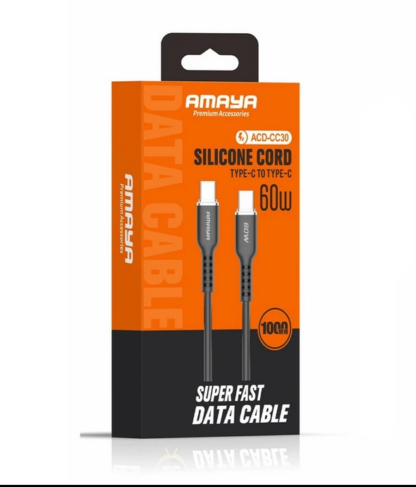 کابل usb-c آمایا مدل ACD-CC30 طول 1 متر