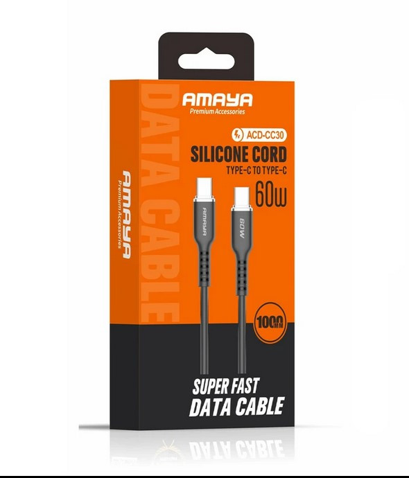 کابل usb-c آمایا مدل ACD-CC30 طول 1 متر