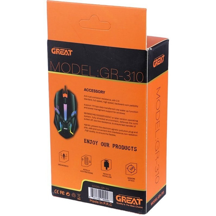 ماوس گیمینگ گریت GR-310