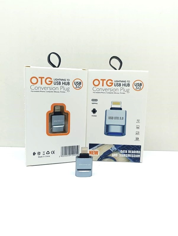 مبدل OTG USB-C لایتنینگ مدل CONVERSION h با رابط USB 3.0