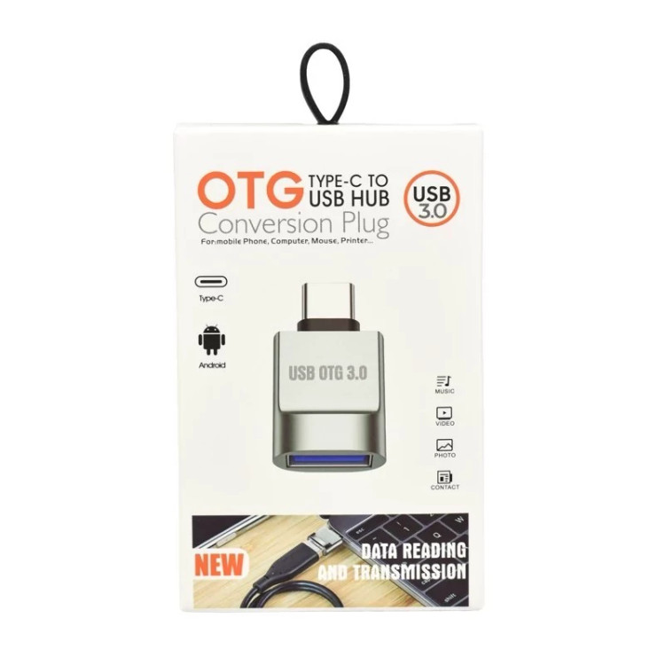 مبدل TYPE-C به OTG مدل CONVERSION h با رابط USB 3.0
