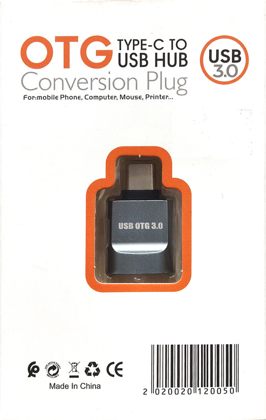 مبدل TYPE-C به OTG مدل CONVERSION h با رابط USB 3.0