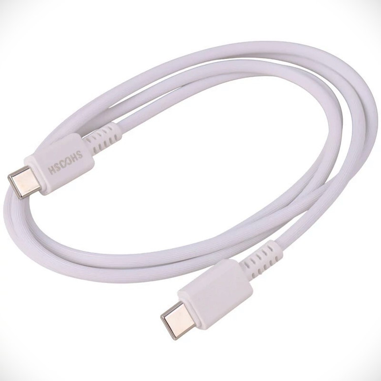 کابل فست دو سر Type-C برند Shoosh مدل SH202C 5A طول 1.1 متر