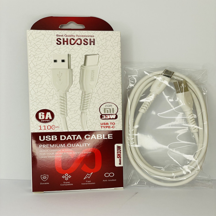 کابل شارژ شوش مدل SH33W تایپ سی
