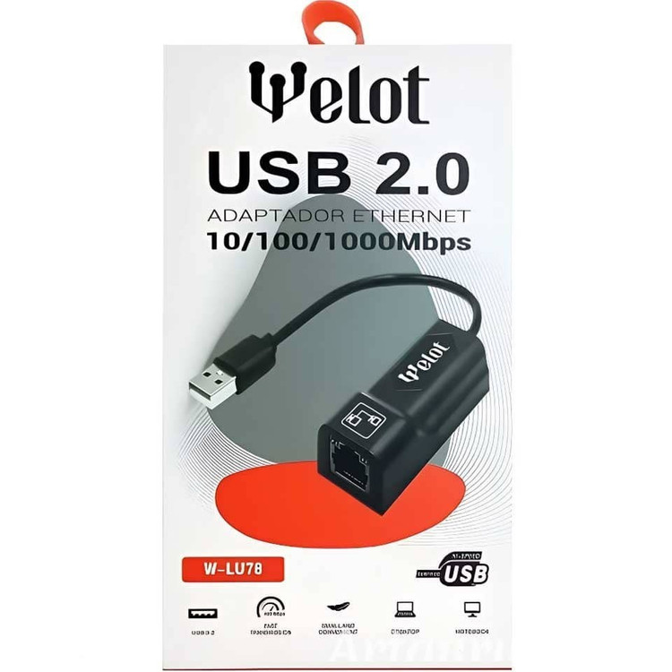 تبدیل USB 2.0 به LAN برند WELOT