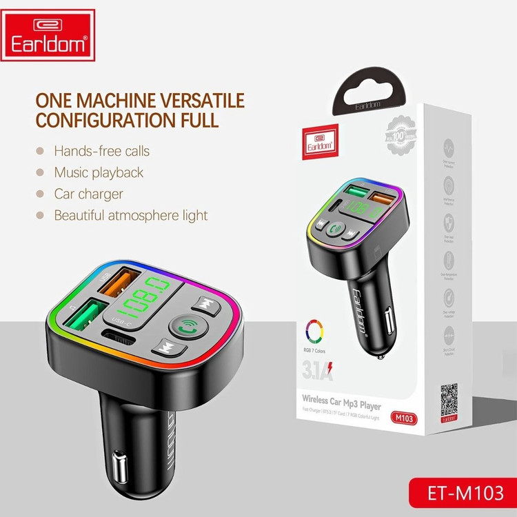 شارژر فندکی فست شارژ خودرو ارلدام مدل M103