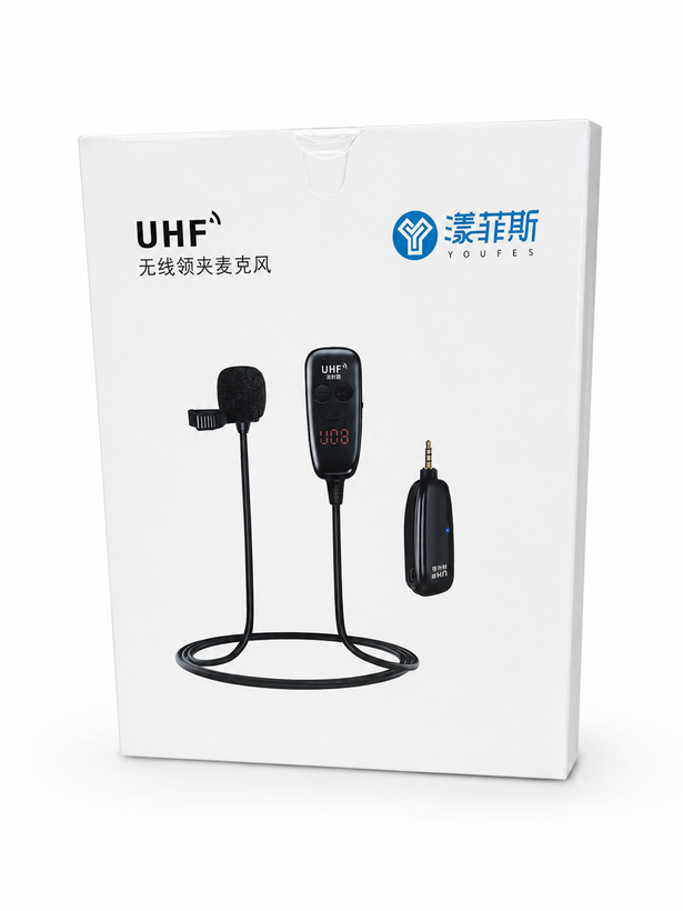 میکروفون یقهای بیسیم UHF مدل YUMI