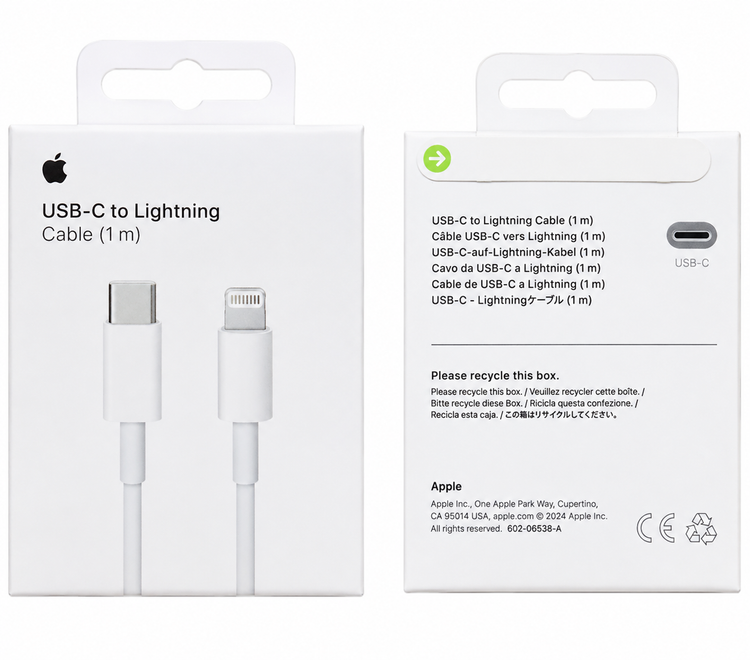 کابل USB-C به Lightning طرح اپل – طول ۱ متر