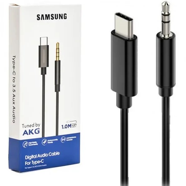 کابل صوتی Type-C به AUX مدل Samsung – طول ۱ متر