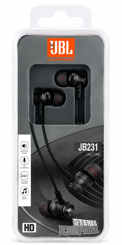هندزفری سیمی اتصال جک ۳.۵ میلیمتری JBL مدل JB231