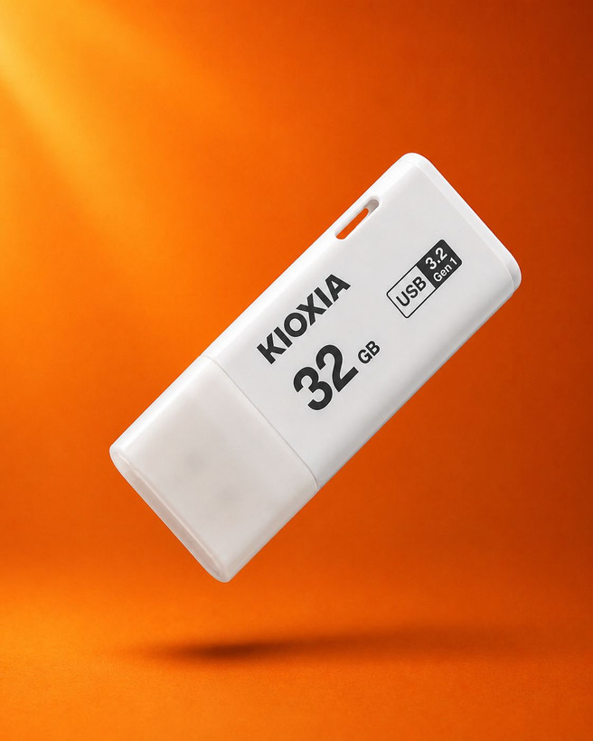 فلش مموری کیوکسیا مدل U301 ظرفیت 32 گیگابایت با رابط USB 3.2