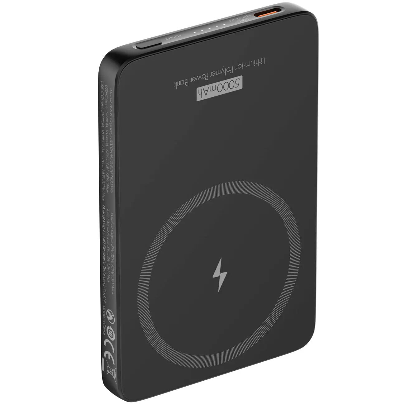 پاوربانک مگنتی وایرلس LDNIO مدل PQ28 ظرفیت 5000mAh