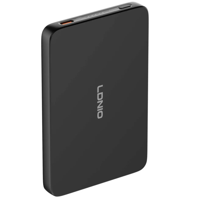 پاوربانک مگنتی وایرلس LDNIO مدل PQ28 ظرفیت 5000mAh